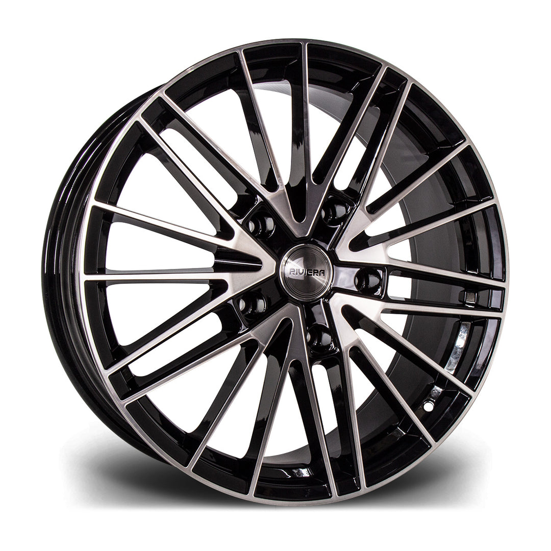 RIVIERA RTS RIVIERA RTS 20X8 5X160 50 65.1 BLACK POLISHED FACE