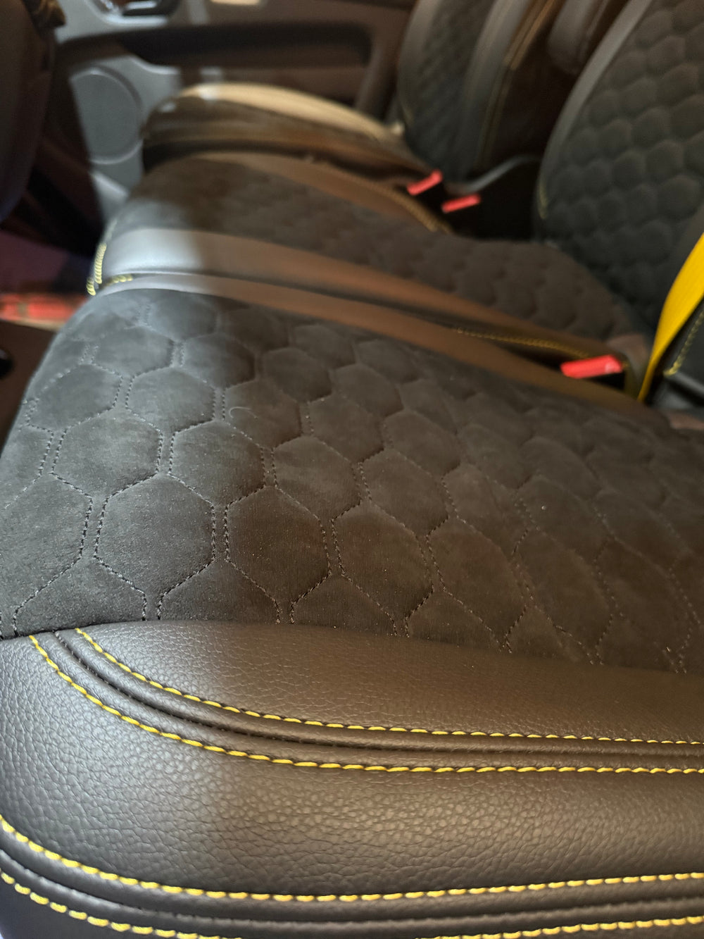 FORD TRANSIT CUSTOM 2015 - 2023 TAILORED FRONT SEAT COVERS 2 + 1