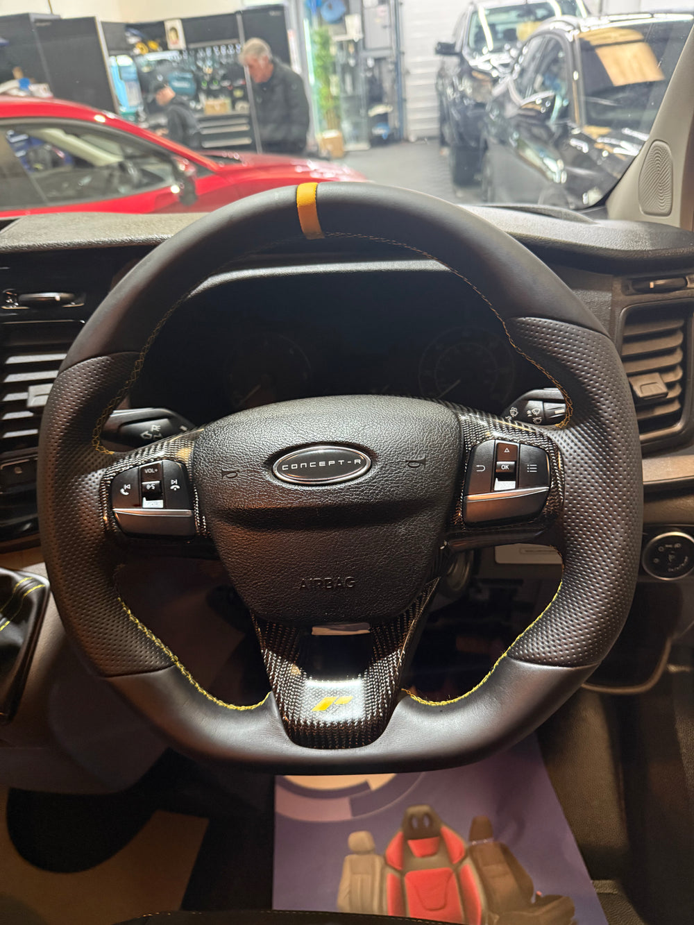 Concept-R Custom Steering Wheel – Ford Transit Custom