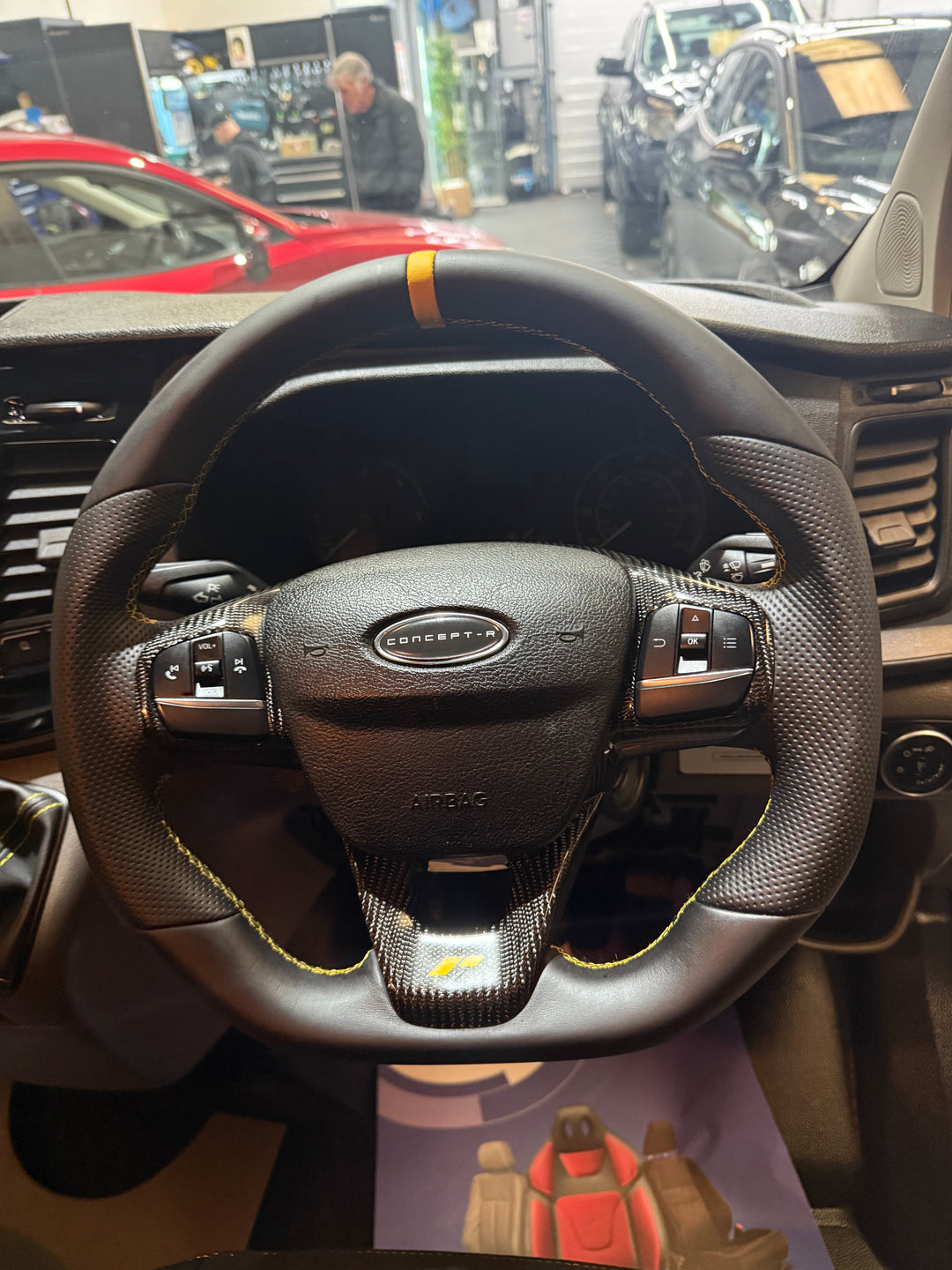 Concept-R Custom Steering Wheel – Ford Transit Custom