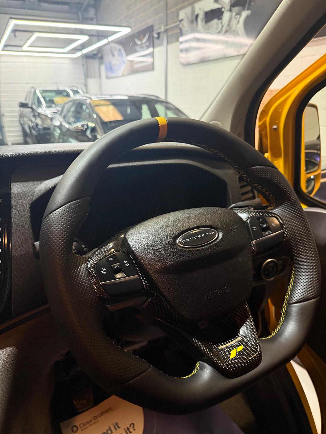 Concept-R Custom Steering Wheel – Ford Transit Custom
