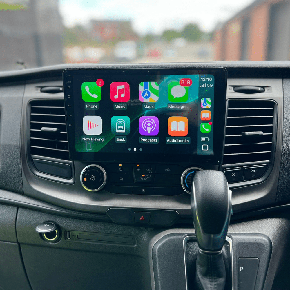 Ford Transit Custom Apple Carplay / Android Auto 10" Stereo Upgrade - Concept - R