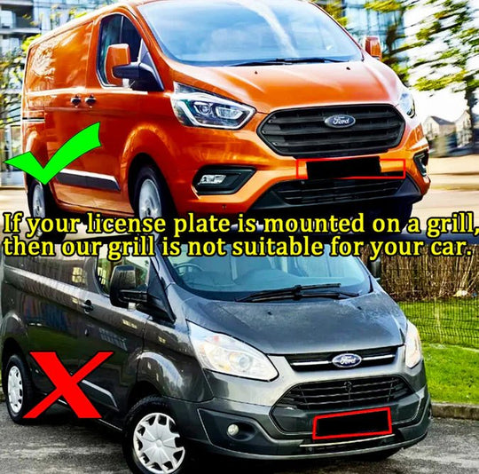 Ford Transit Custom MK1: Raptor Style Front Grill 18 - 23 - Concept - R