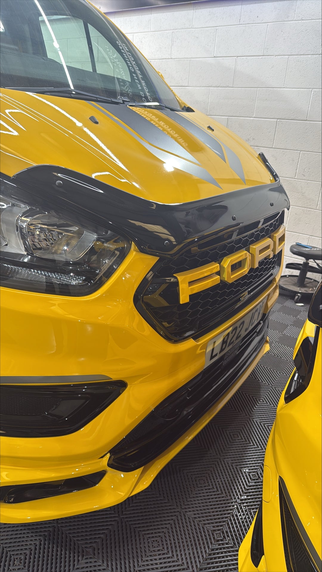 Ford Transit Custom 2018+ Bonnet Wind & Stone Deflector Protector Guard