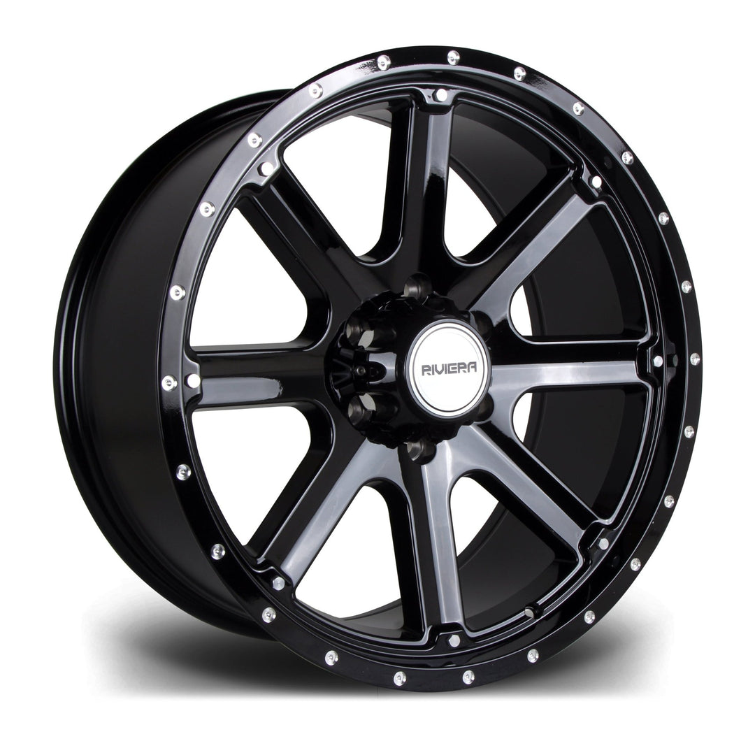 RIVIERA XTREME RX300 RIVIERA XTREME RX300 20X9 6X139 20 110 BLACK POLISHED - Concept - R