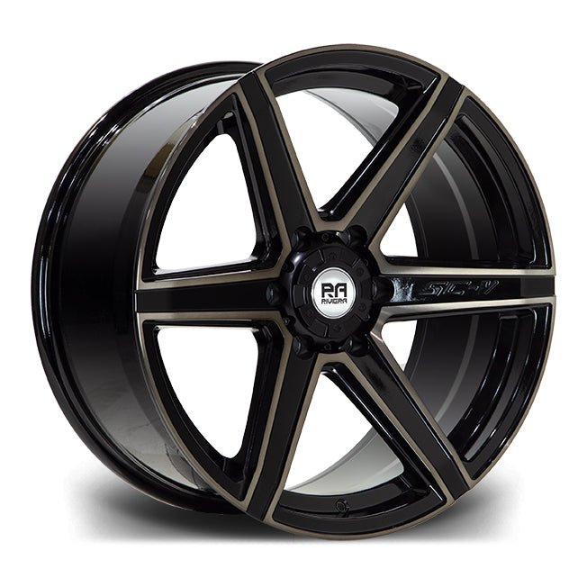 RIVIERA XTREME RX800 RIVIERA XTREME RX800 20X9.5 6X139 25 110 BLACK POLISHED DARK TINT - Concept - R